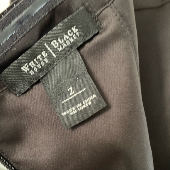 Sold!!!!!White House Black Market Lace Black Cocktail Dress - Picture 7 of 8